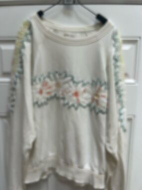 We The Free Cream Crewneck Sweatshirt